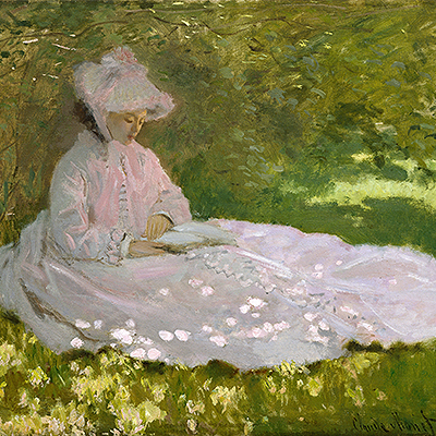 تابلوی نقاشی فصل بهار اثر Claude Monet