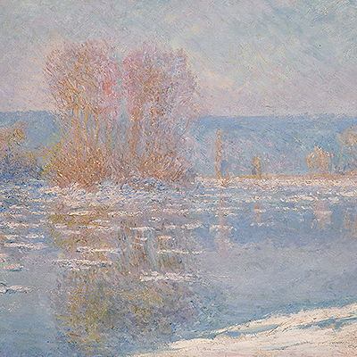 تابلوی نقاشی مکعب یخ اثر کلود مونه