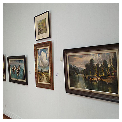 آثار نقاشی هنرمند ایرانی در موزه باکو به نمایش درآمد