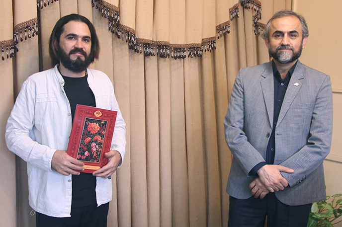 تقدیر رییس حوزه هنری مازندران از نقال ساروی