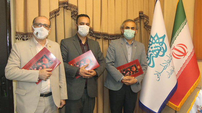 انعقاد تفاهم نامه همکاری حوزه هنری انقلاب اسلامی مازندران و سپاه کربلای استان