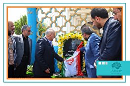 حضور هنرمندانه حوزه هنری مازندران در آیین بزرگداشت شهید دکتر طهرانچی و شهدای اقتدار