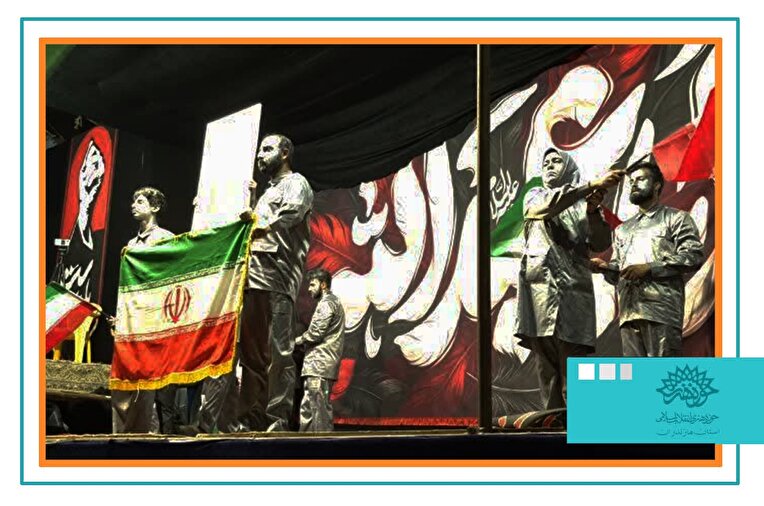 مستند نمایش «قائد» تولید مرکز هنرهای نمایشی حوزه هنری در گردهمایی مردمی آمل اجرا شد.